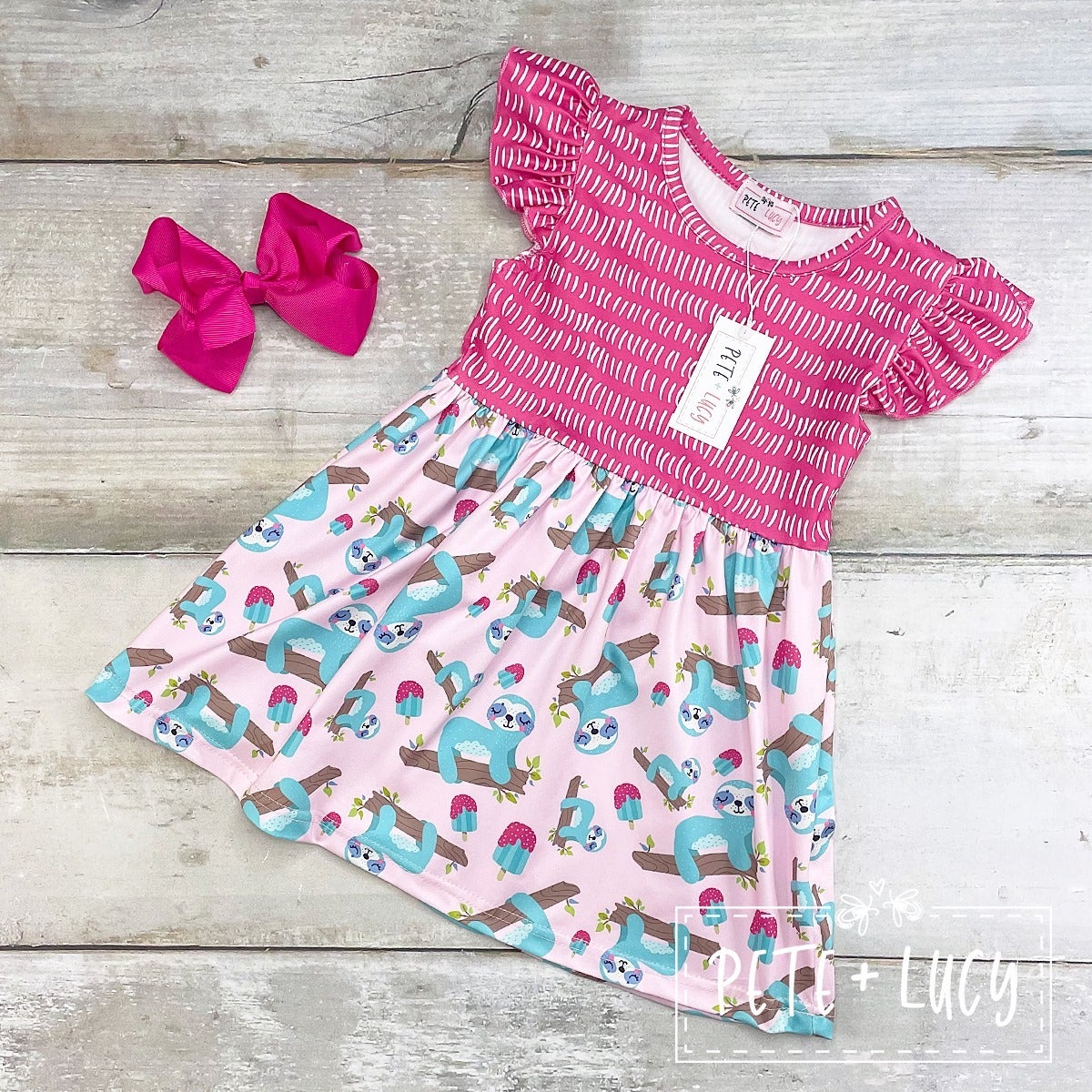 Pete + Lucy Jungle Journey Short Sleeve Dress main image 1